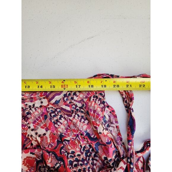 Chufy Skirt Womens Medium Pink Handkerchief Midi Wrap Viscose Fairy Whimsical - Picture 5 of 9